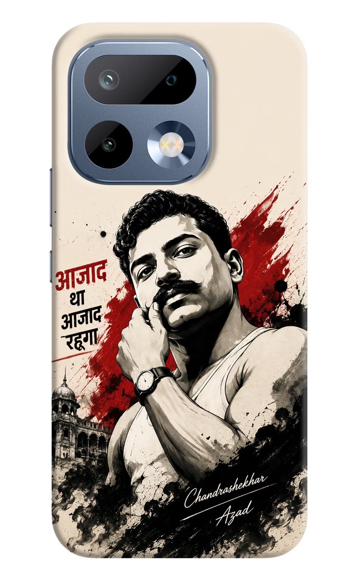 Chandrashekhar Azad Fearless Realme 16 Pro 5G Back Cover Hard Case - Hello Swanky