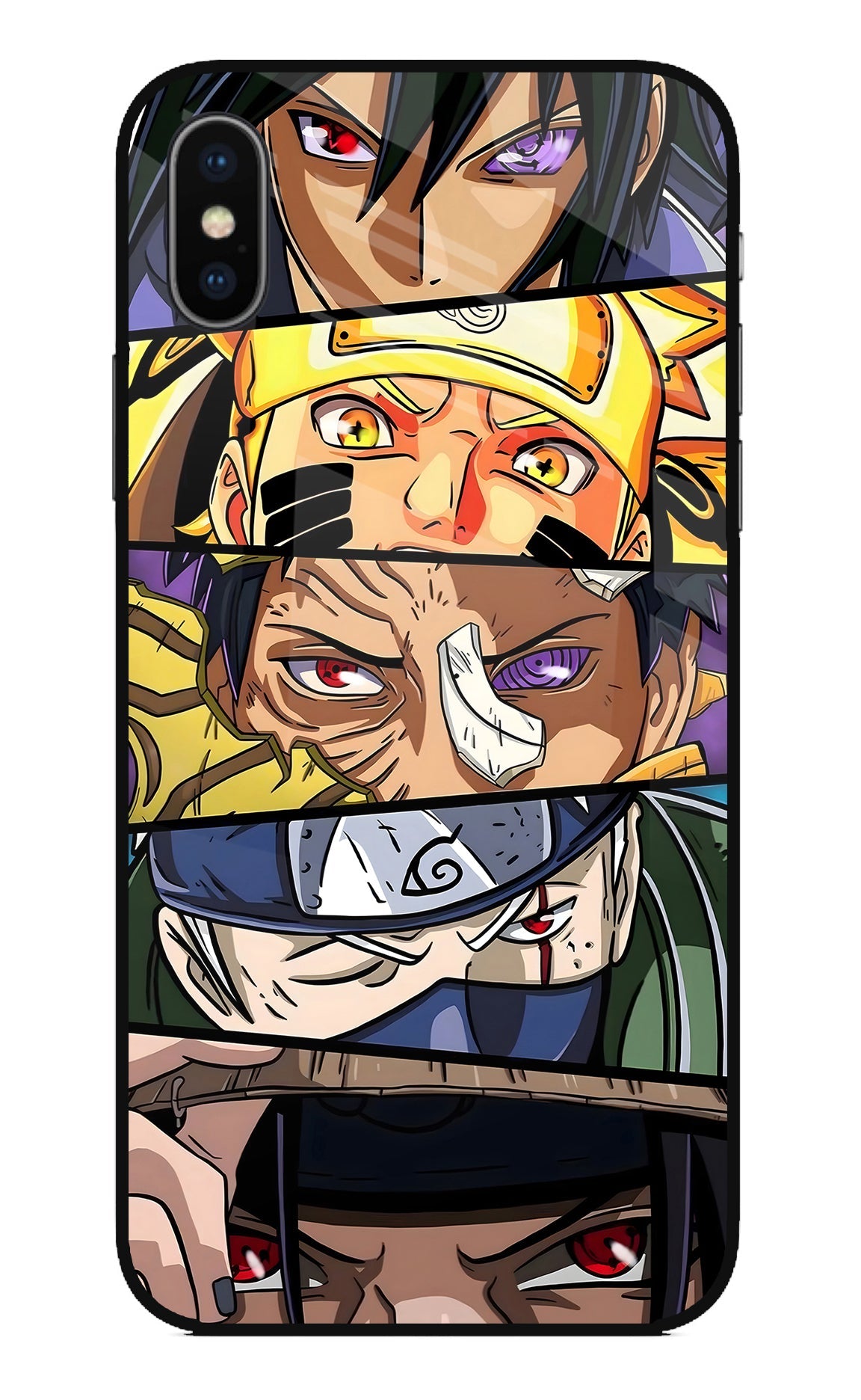 Naruto Character iPhone X Back Cover