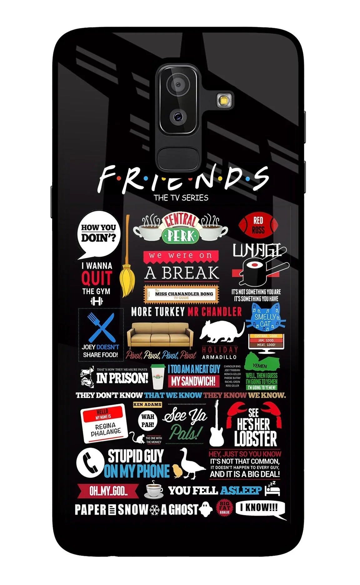 FRIENDS Samsung J8 Back Cover