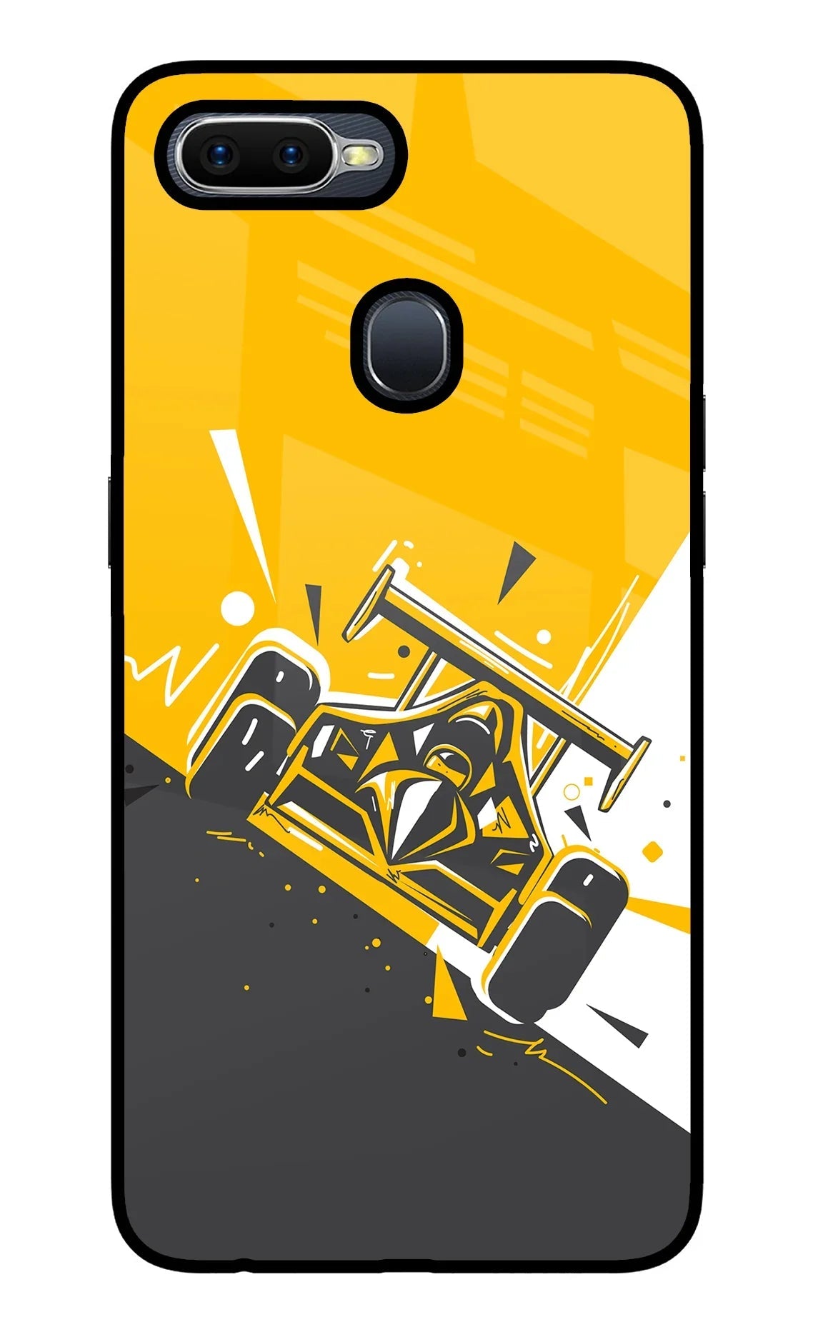 Track King Oppo F9/F9 Pro Glass Case