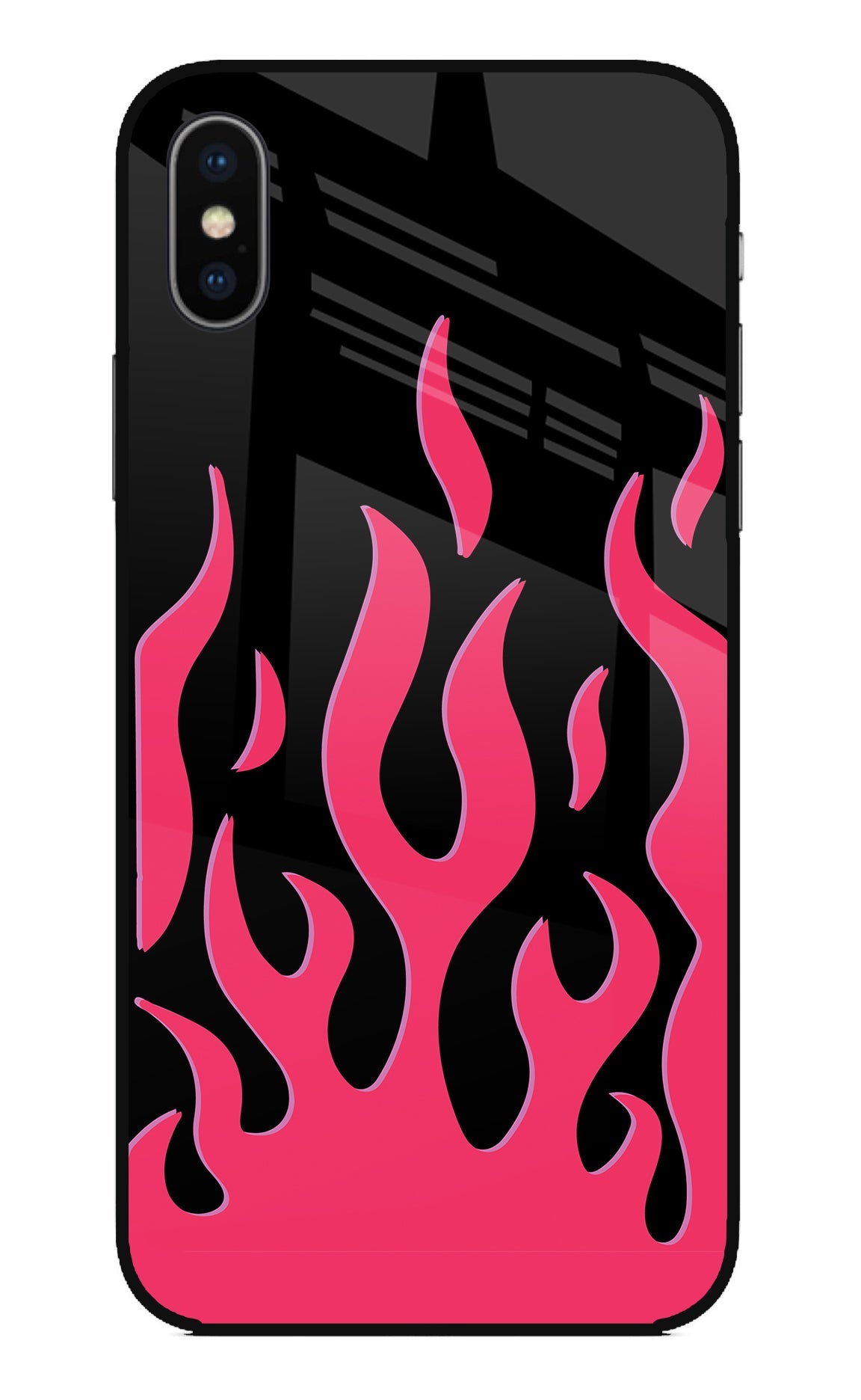 Fire Flames iPhone XS Back Cover
