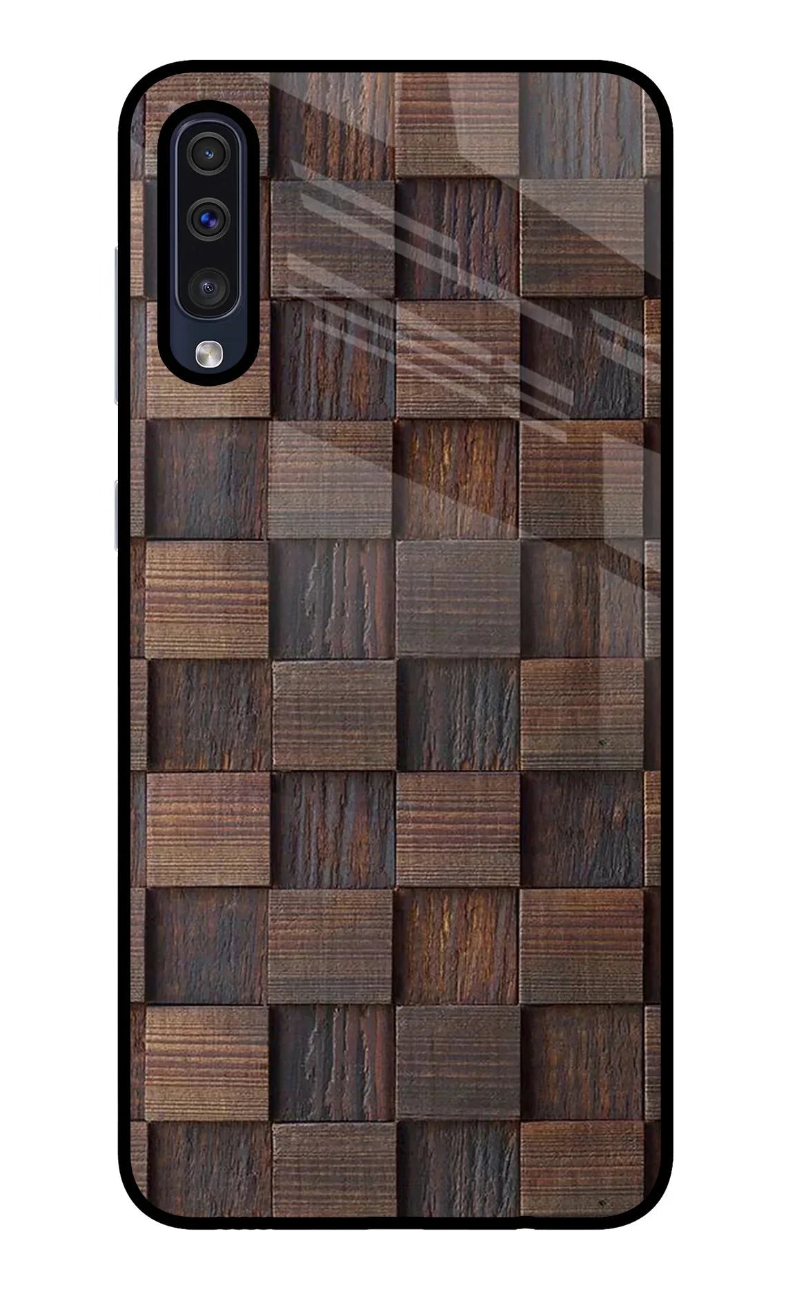 Wooden Cube Design Samsung A50/A50s/A30s Back Cover