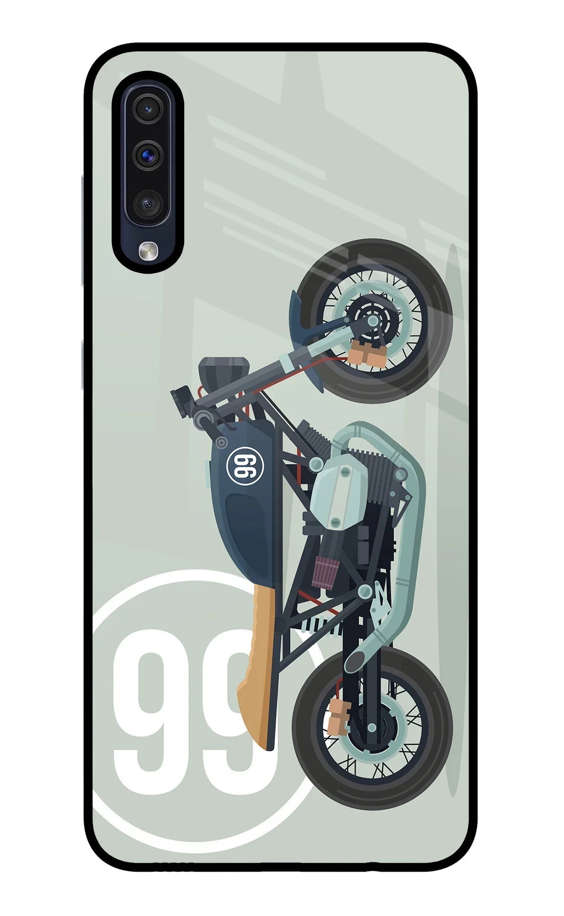 Classic Cafe Racer 99 Samsung A50/A50s/A30s Glass Case