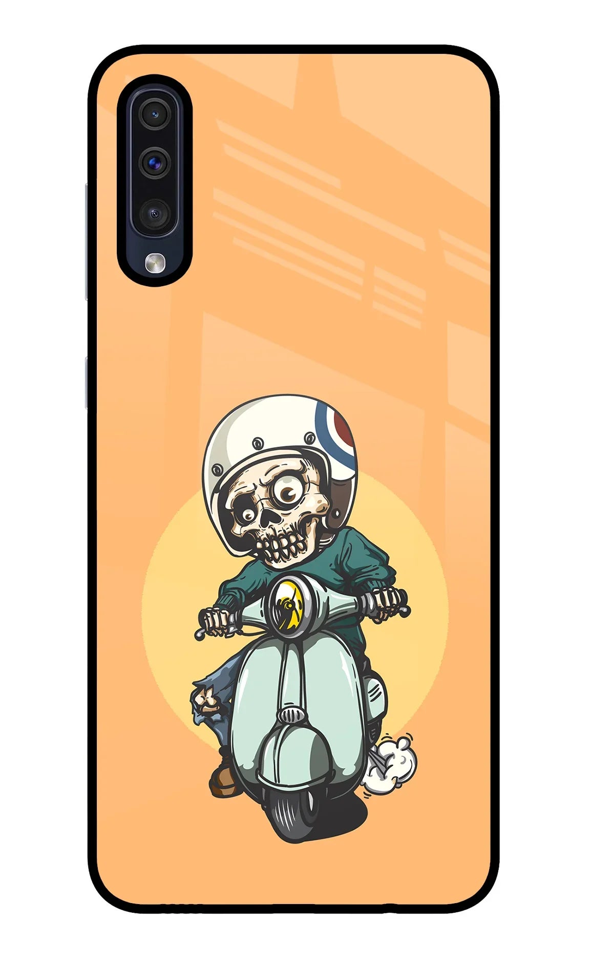 Undead Biker Samsung A50/A50s/A30s Glass Case