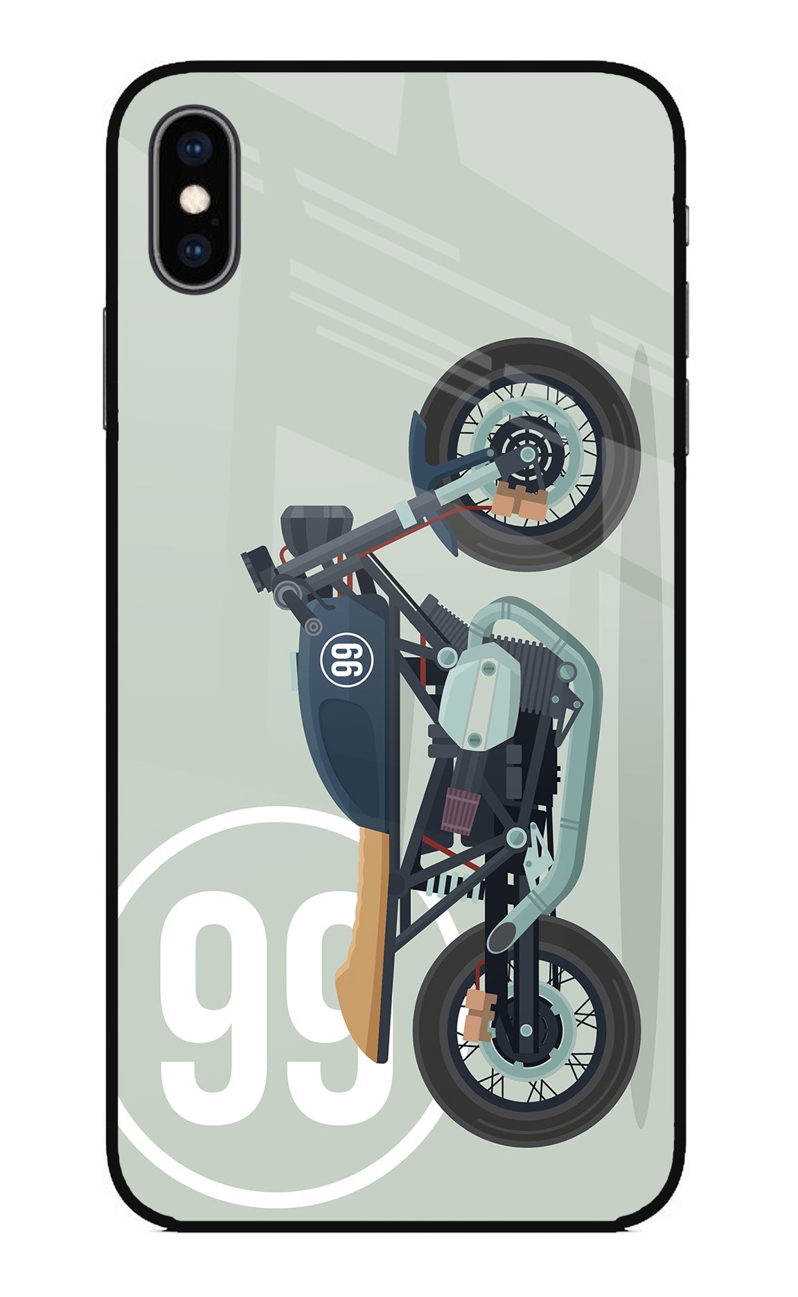 Classic Cafe Racer 99 iPhone XS Max Back Cover