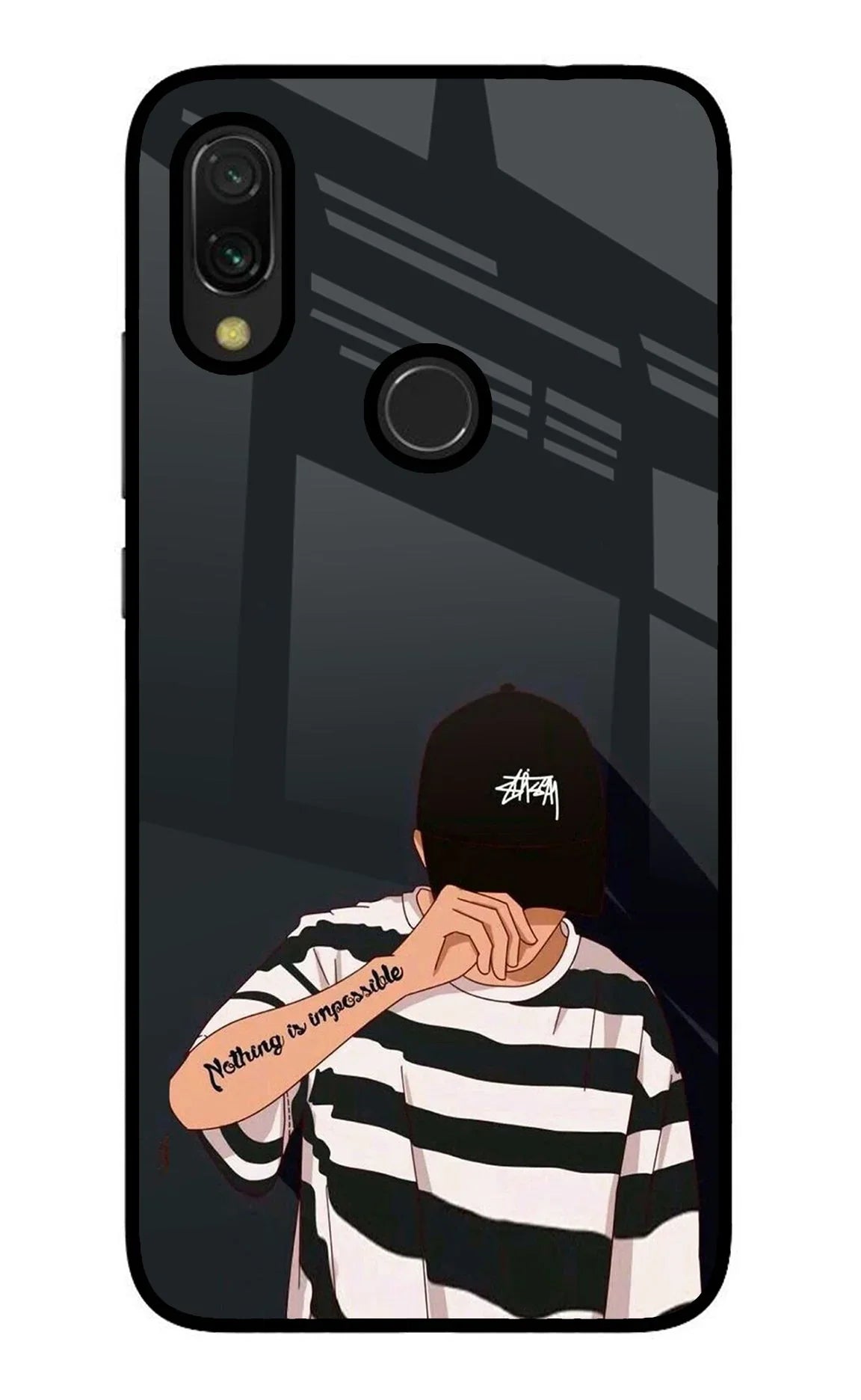 Aesthetic Boy Redmi 7 Back Cover