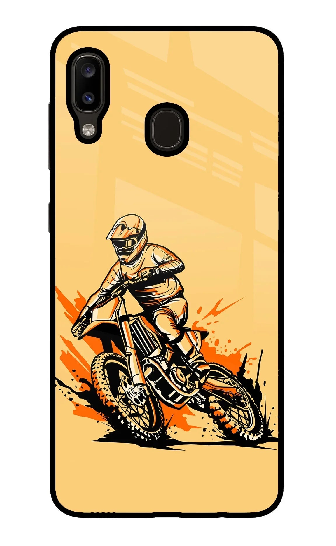 Off-Road Fury Samsung A20/M10s Glass Case