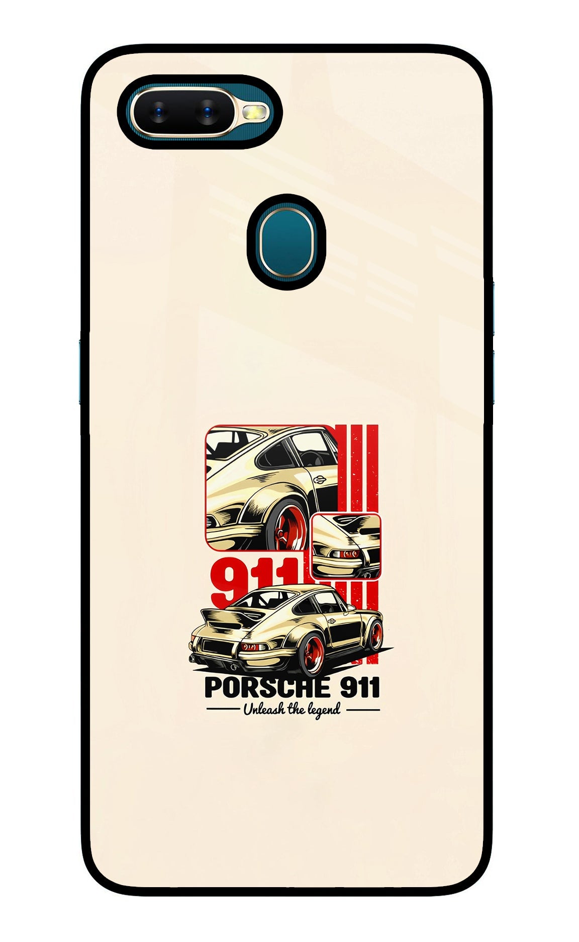 Classic Porsche 911 Oppo A7/A5s/A12 Back Cover