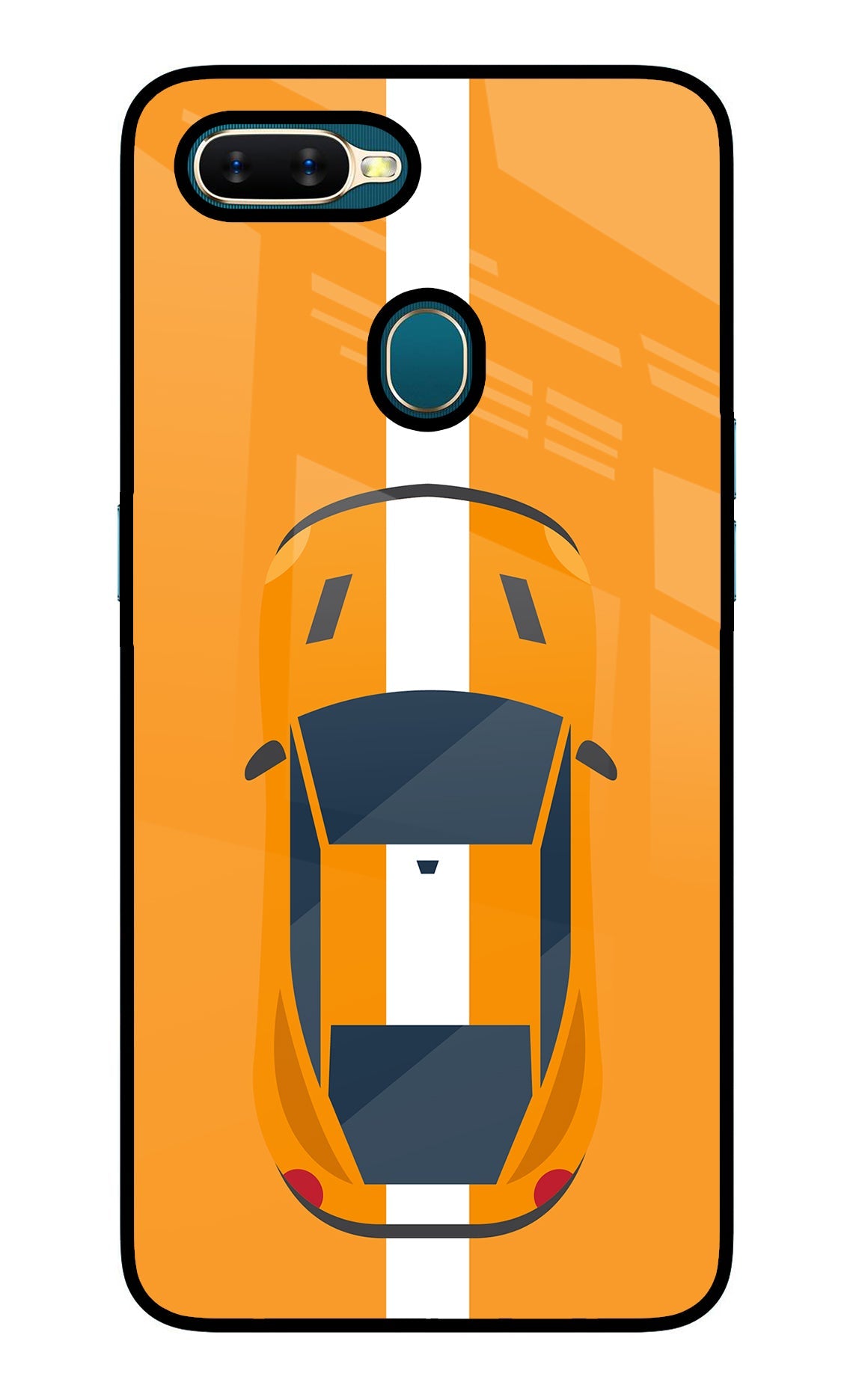 Highway Pursuit Oppo A7/A5s/A12 Glass Case