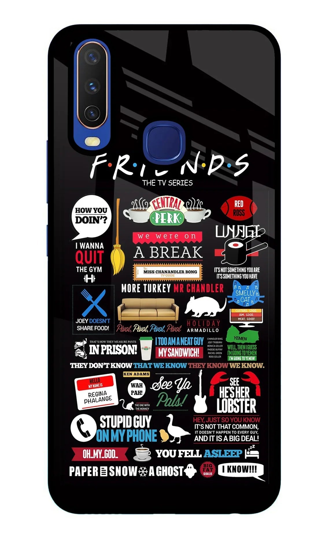 FRIENDS Vivo Y11/Y12/U10 Back Cover