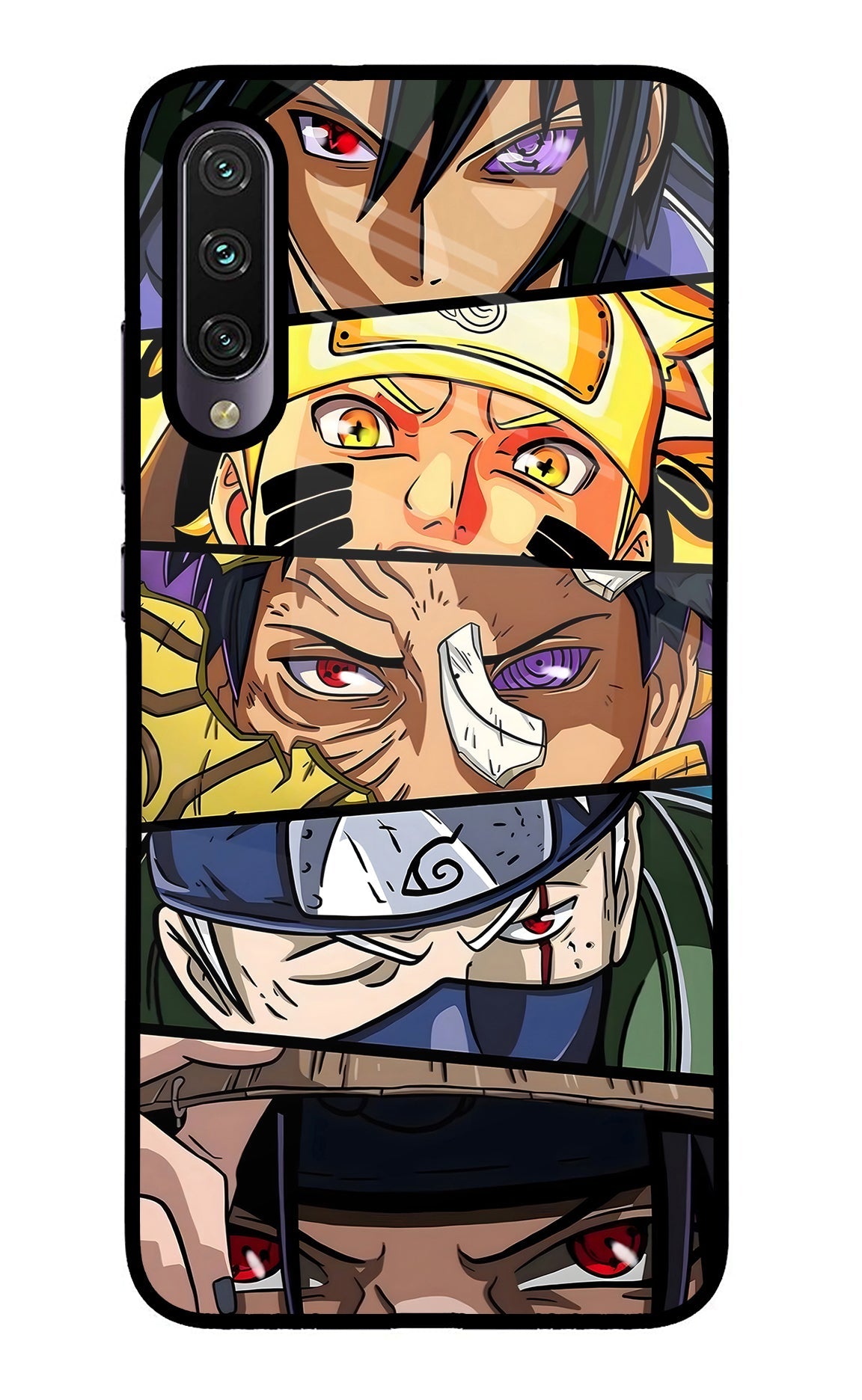 Naruto Character Mi A3 Back Cover