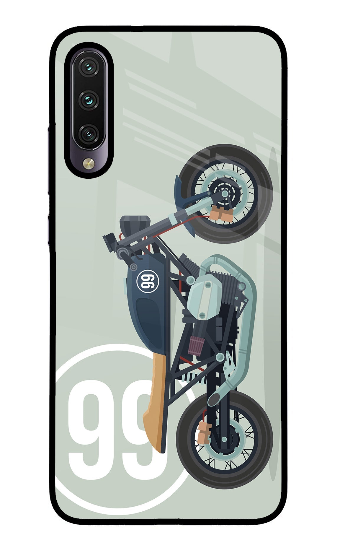 Classic Cafe Racer 99 Mi A3 Back Cover