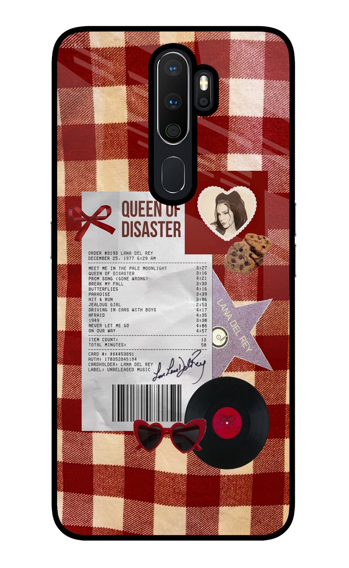 Queen of Disaster Oppo A5 2020/A9 2020 Glass Case