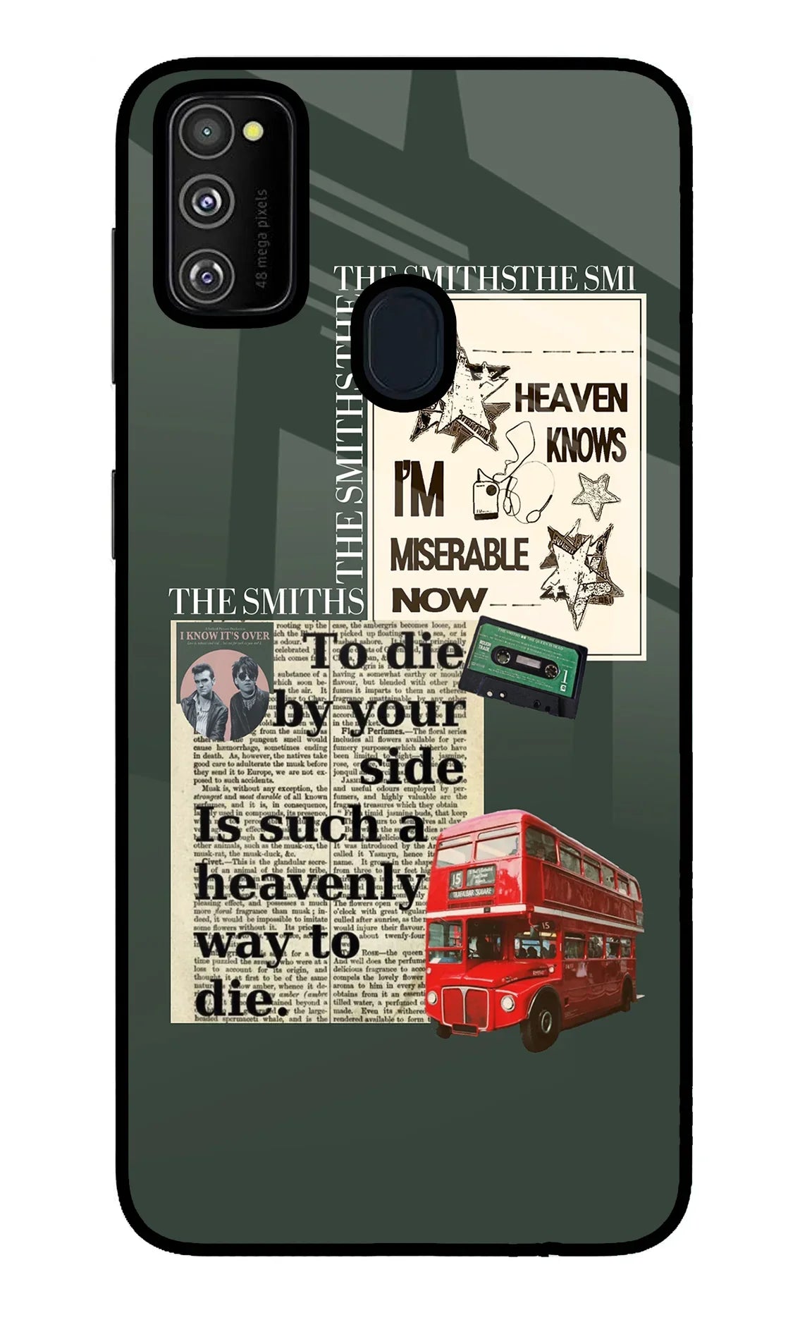 The Smiths Samsung M30s Glass Case