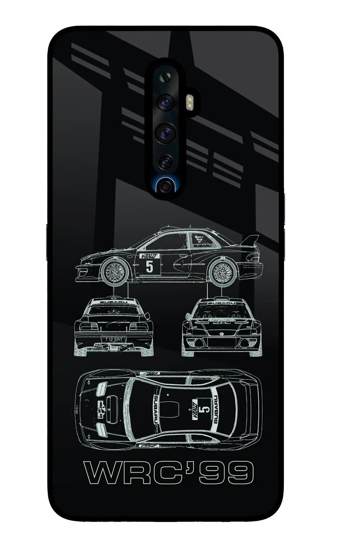 WRC'99 Oppo Reno2 Z Glass Case