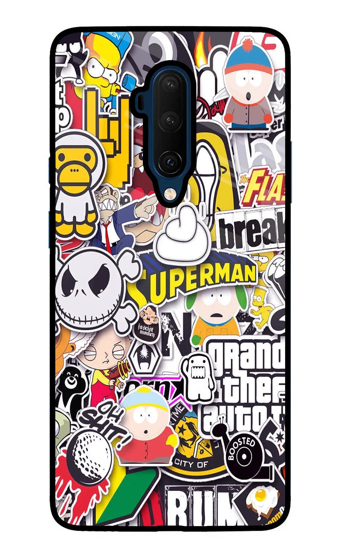 Sticker Bomb Oneplus 7T Pro Back Cover