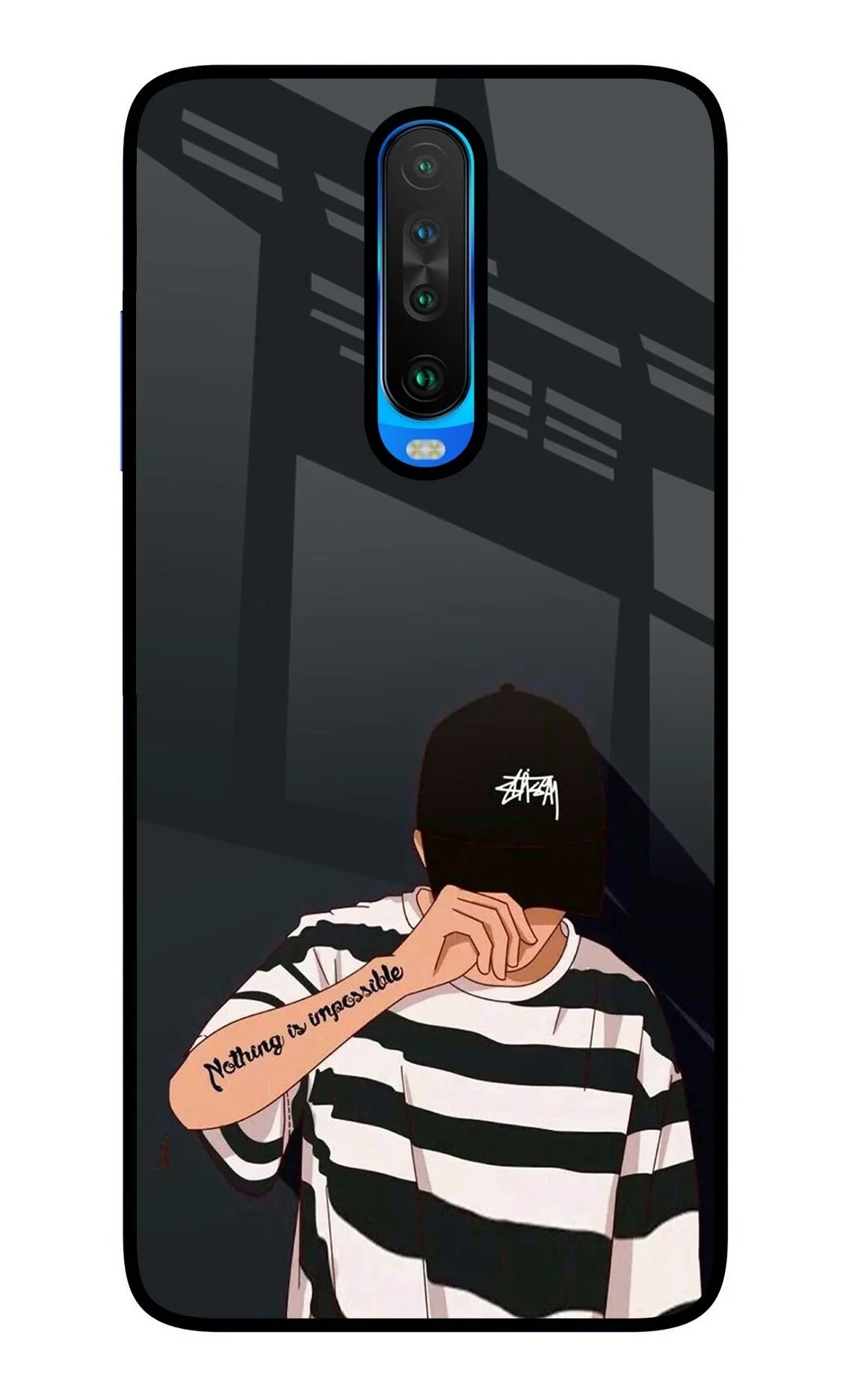 Aesthetic Boy Poco X2 Back Cover