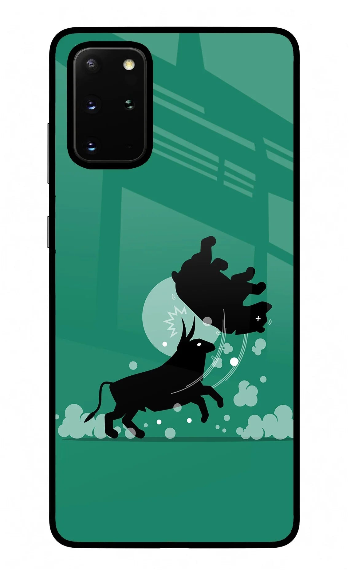 Bull Conqueror Samsung S20 Plus Glass Case