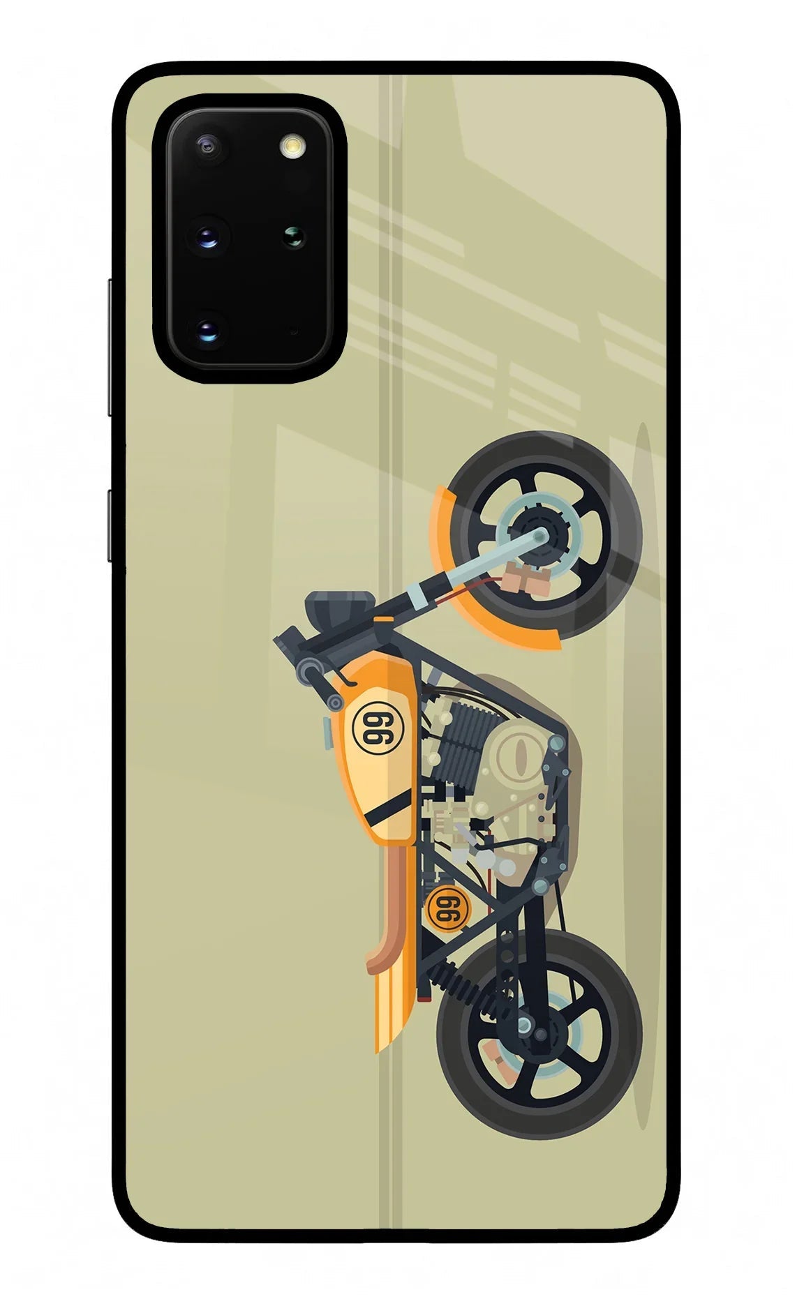 Vertical Speedster Samsung S20 Plus Glass Case