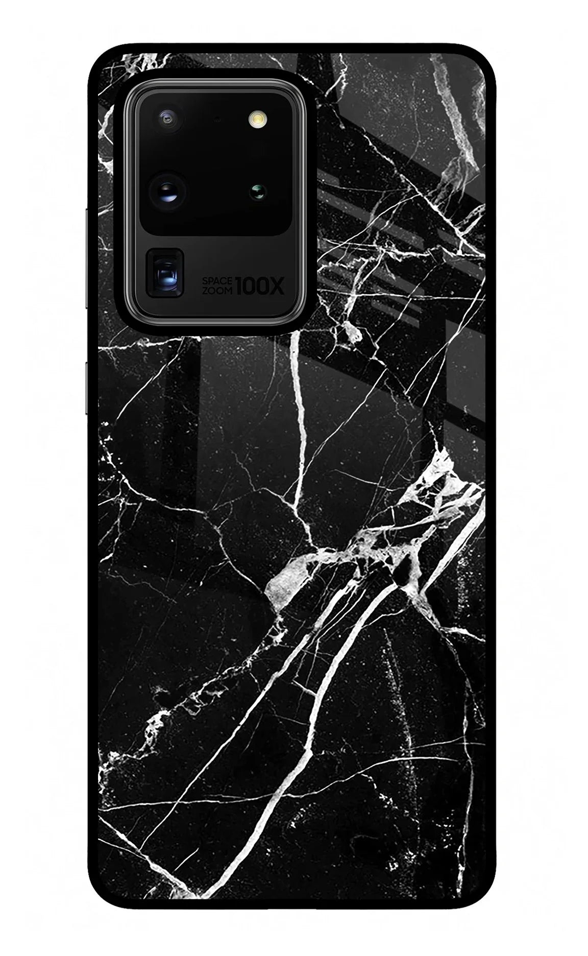 Black Marble Pattern Samsung S20 Ultra Back Cover