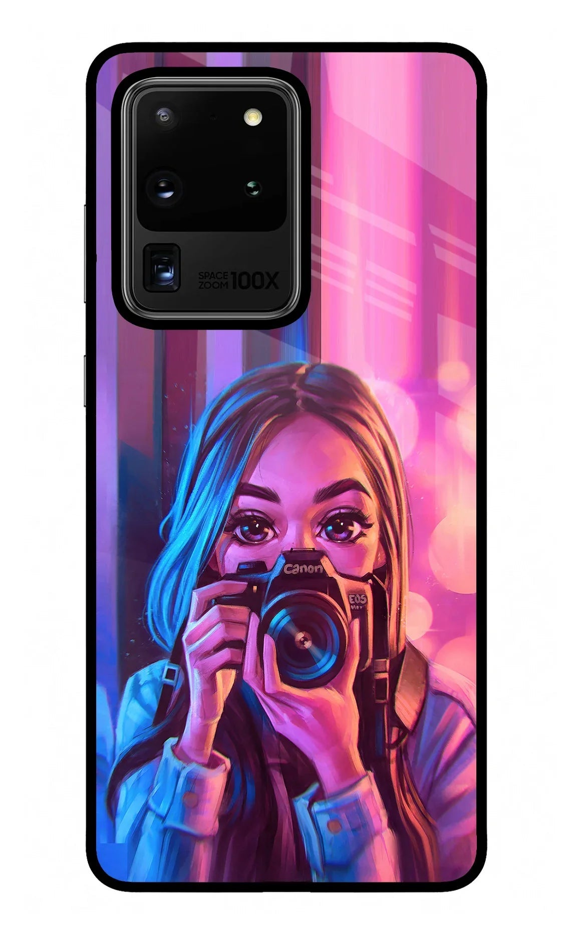 Girl Photographer Samsung S20 Ultra Back Cover