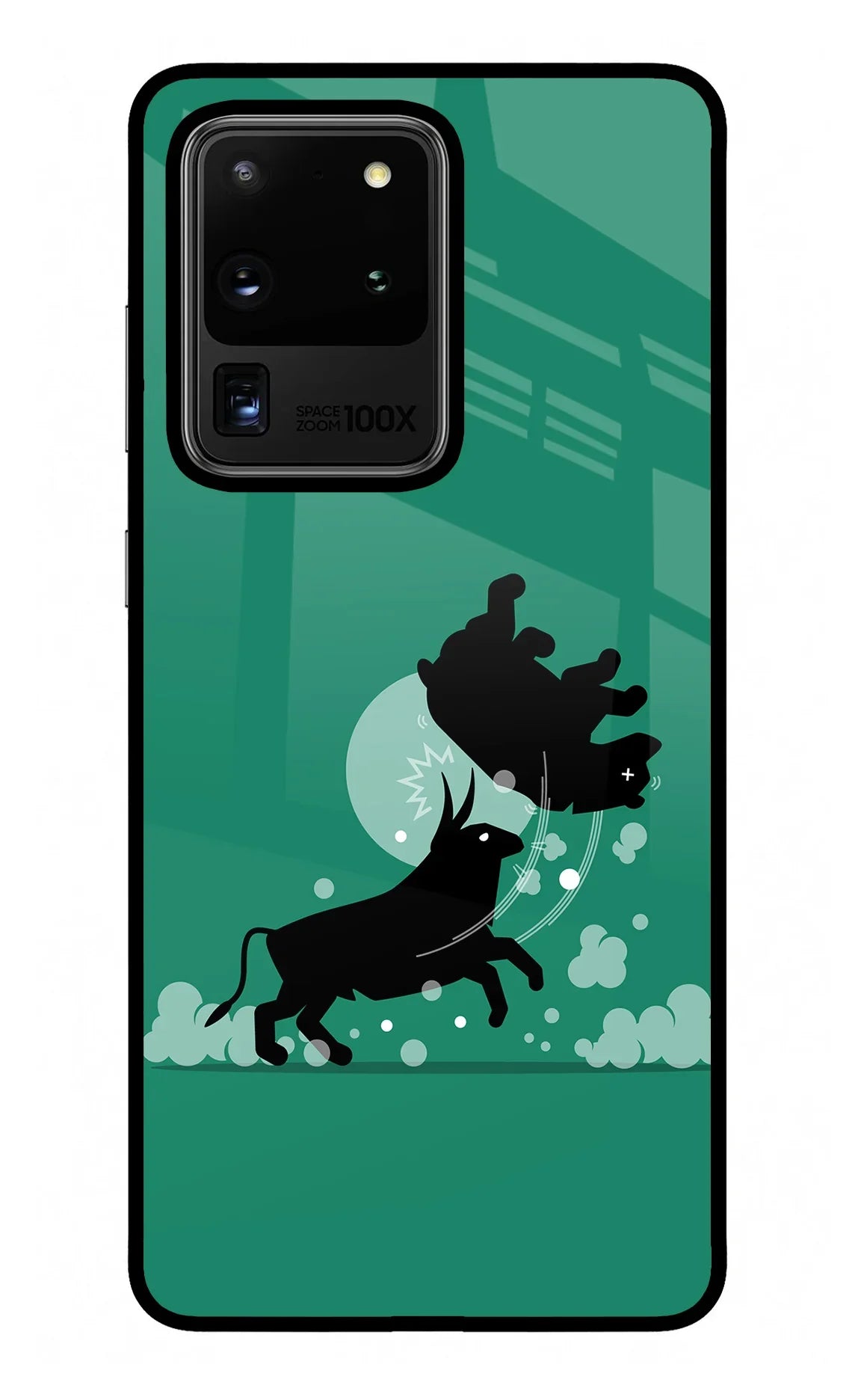 Bull Conqueror Samsung S20 Ultra Glass Case