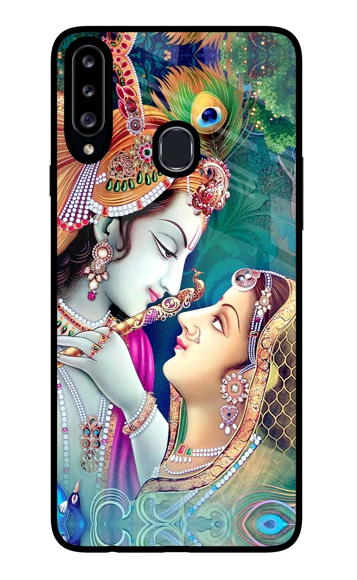 Lord Radha Krishna Samsung A20s Back Cover