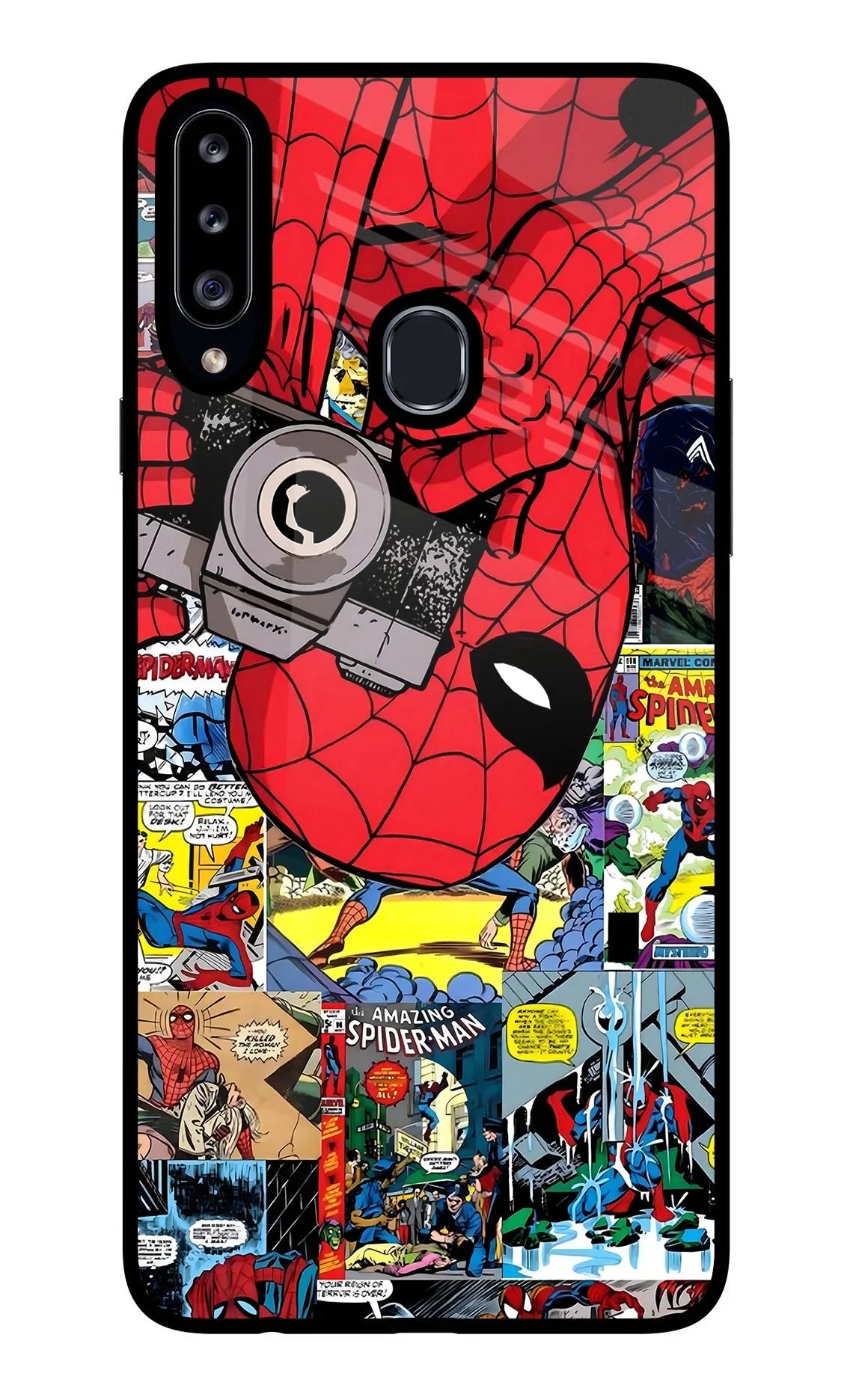 Spider Man Samsung A20s Back Cover