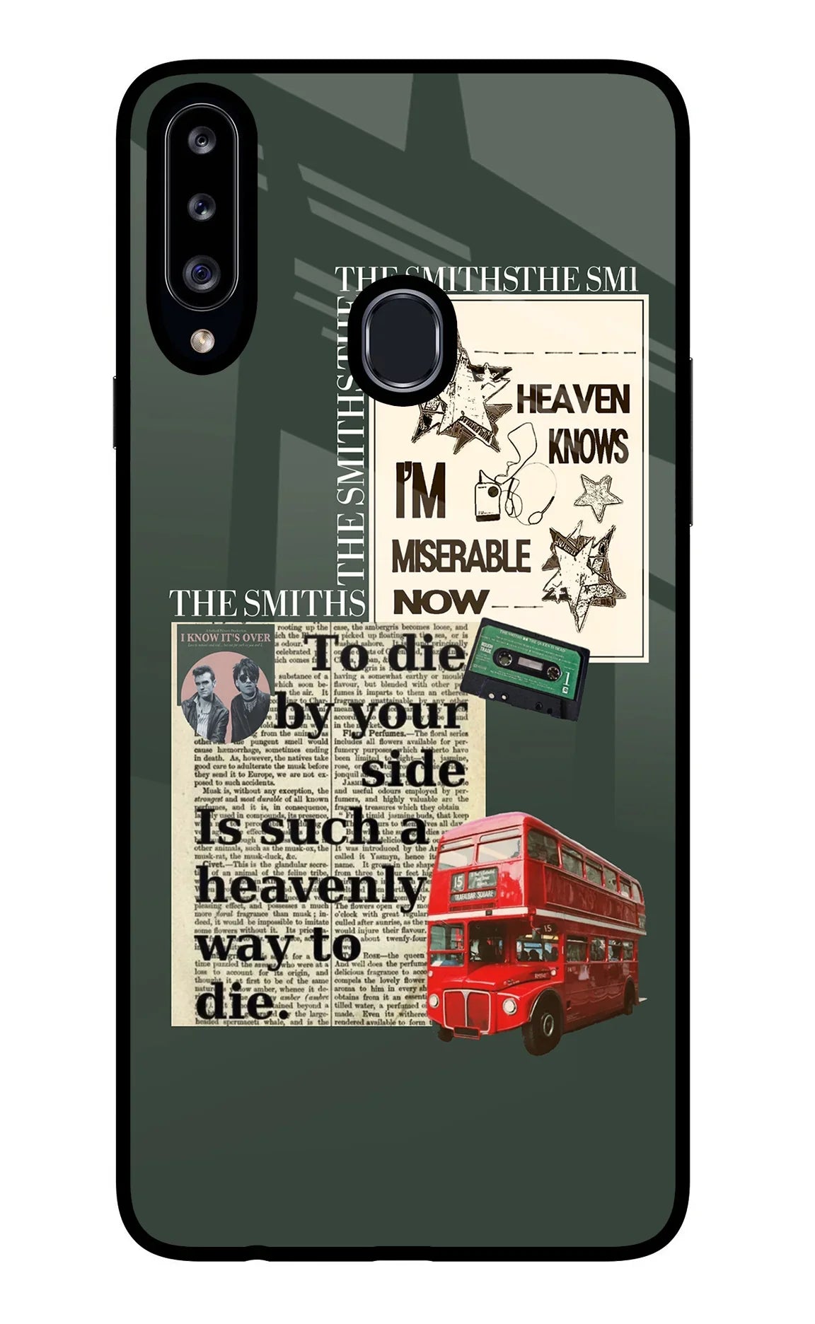 The Smiths Samsung A20s Glass Case