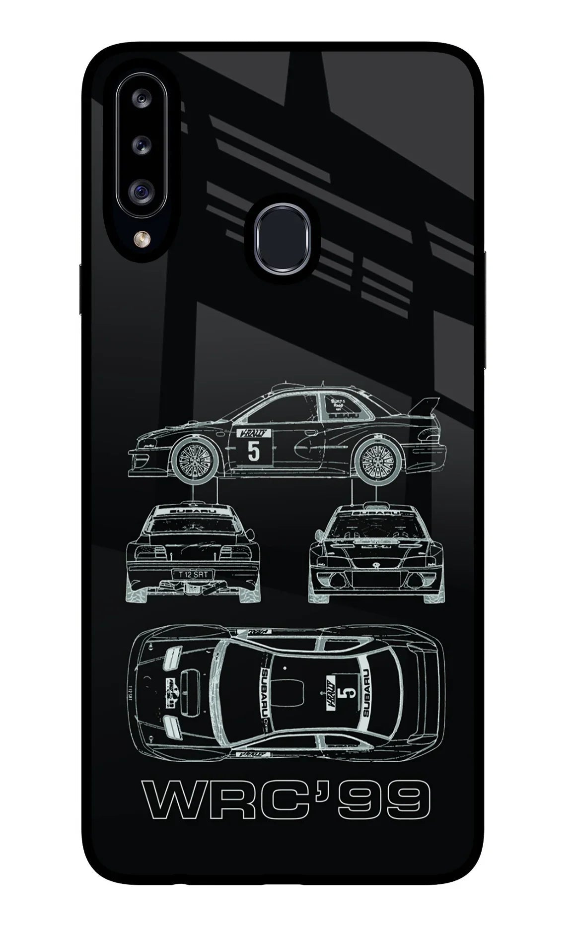WRC'99 Samsung A20s Glass Case