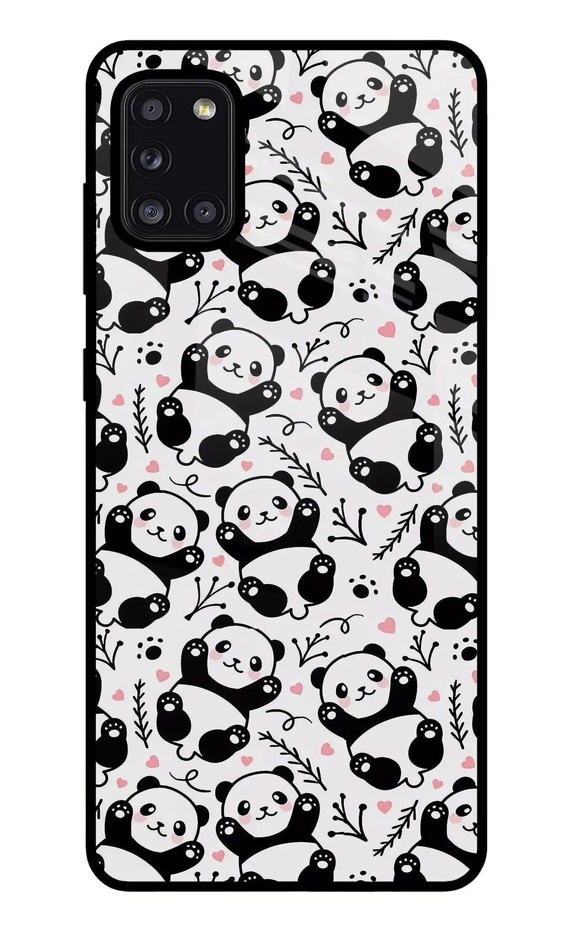Cute Panda Samsung A31 Back Cover