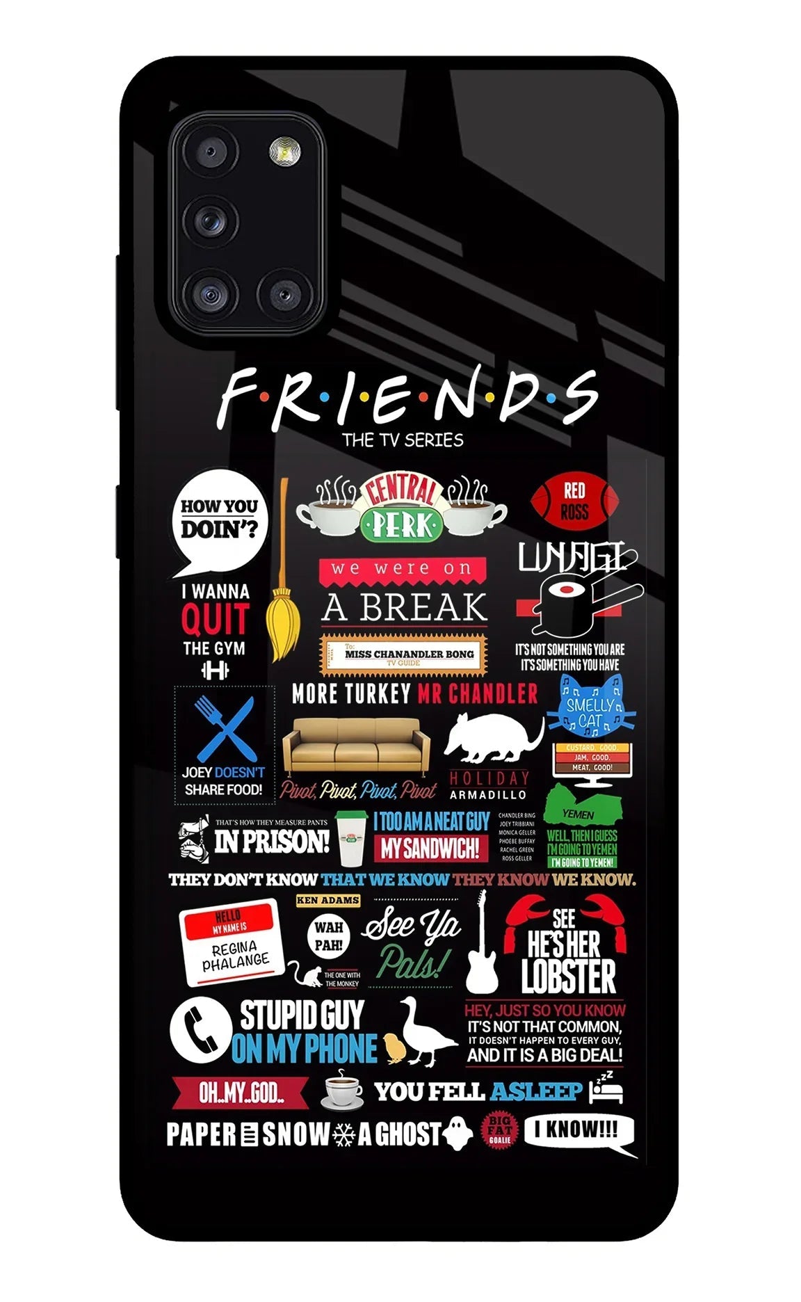 FRIENDS Samsung A31 Back Cover