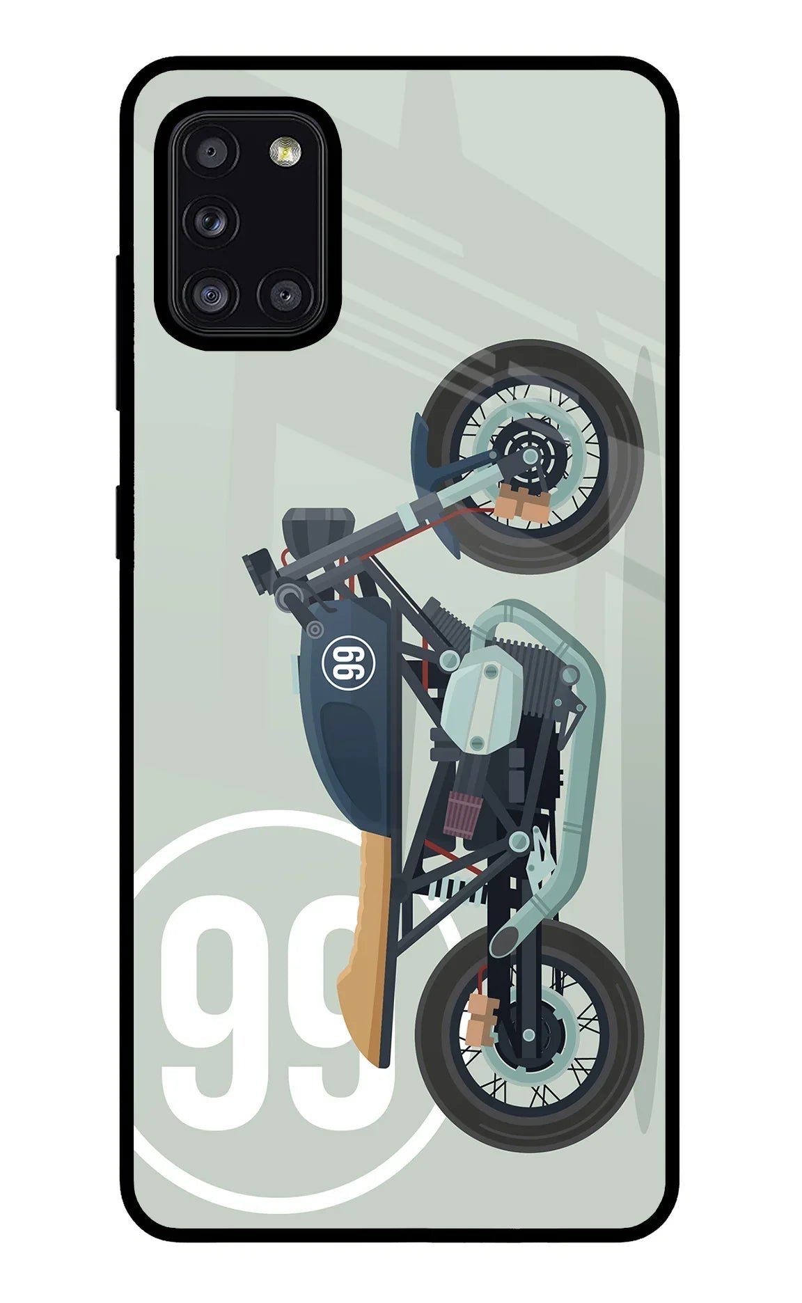 Classic Cafe Racer 99 Samsung A31 Back Cover