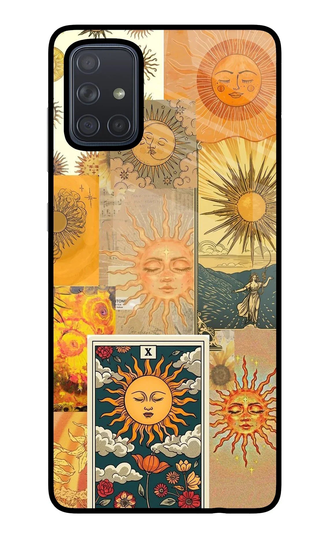 Sun Samsung A71 Glass Case