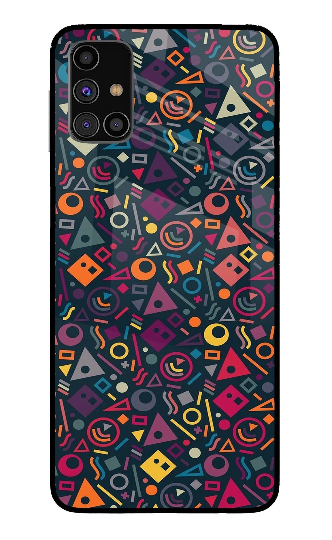 Geometric Abstract Samsung M31s Back Cover