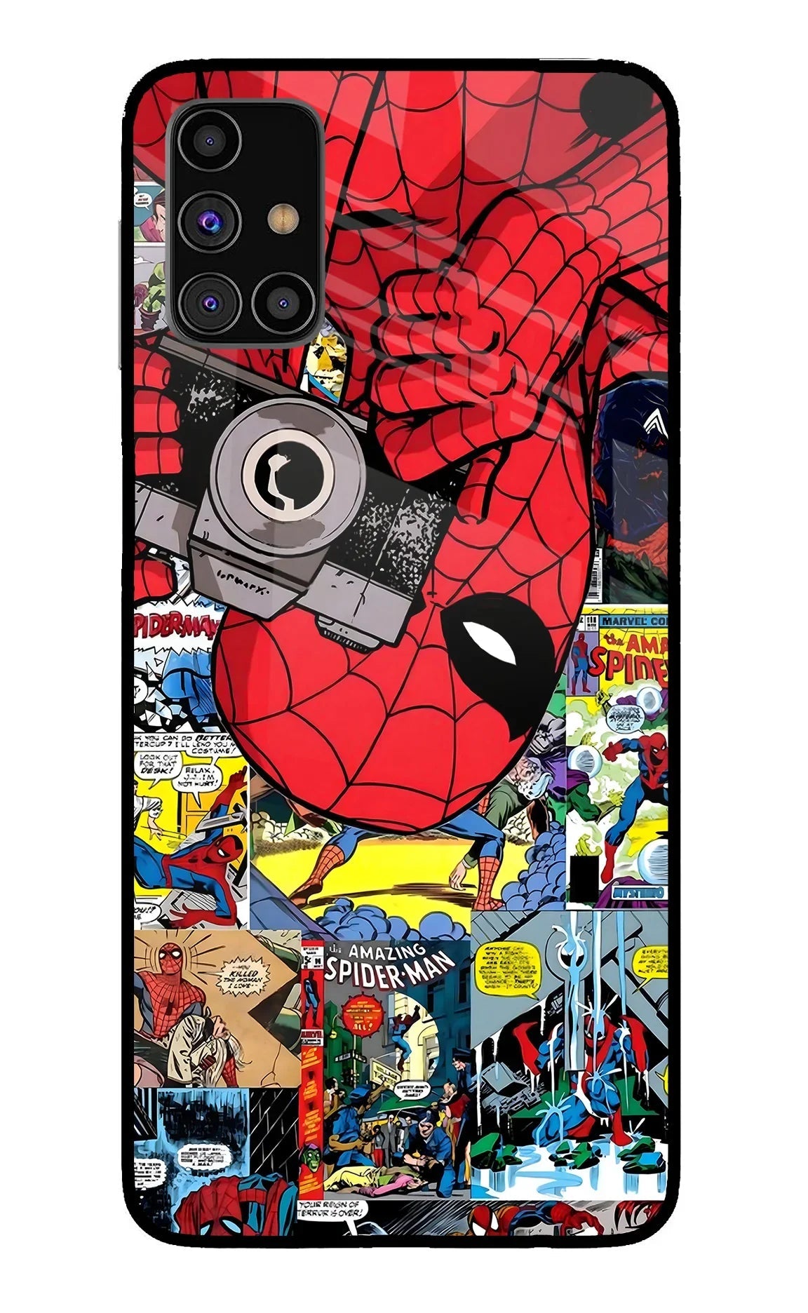Spider Man Samsung M31s Back Cover