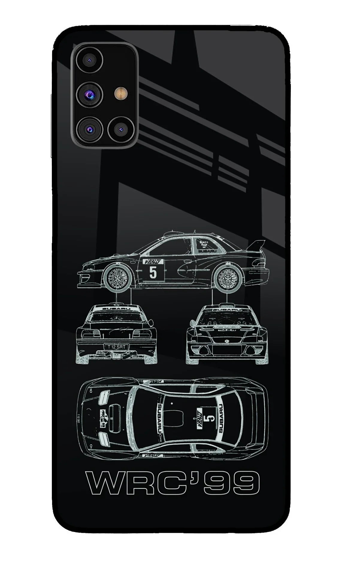 WRC'99 Samsung M31s Glass Case
