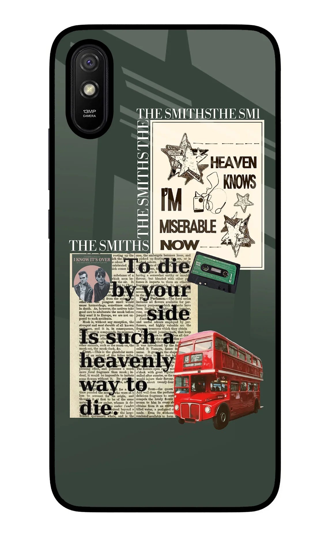 The Smiths Redmi 9A/9i Glass Case