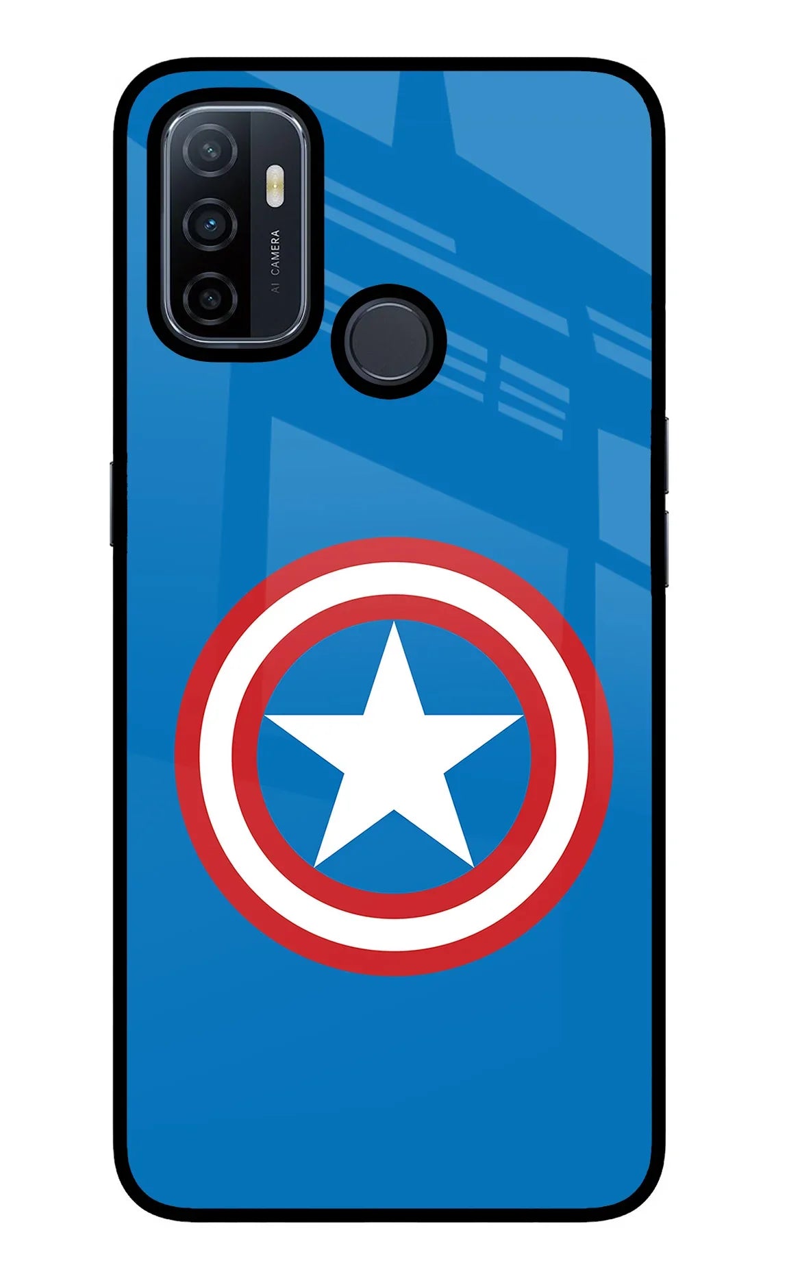 Captain America Logo Oppo A53 2020 Back Cover