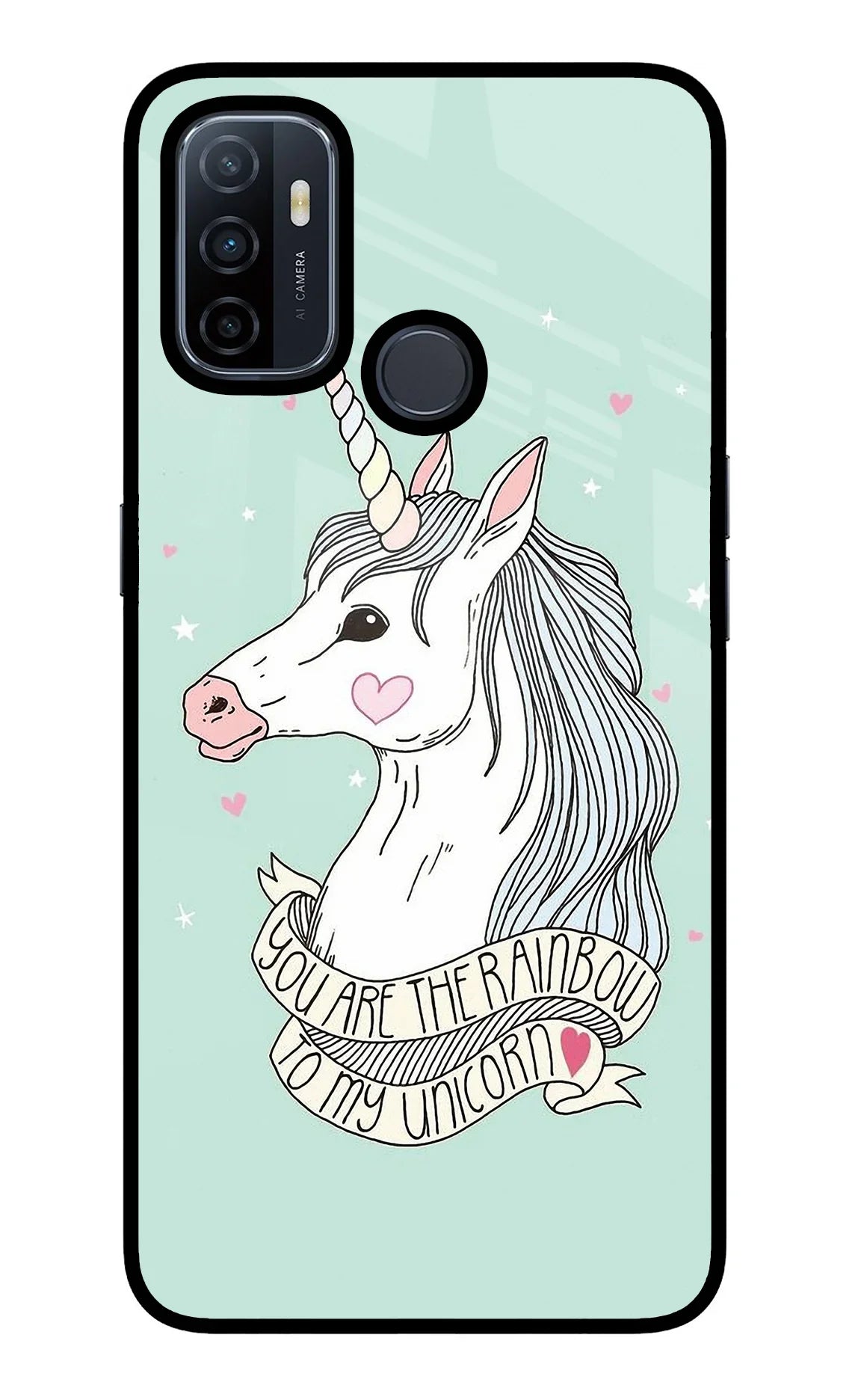 Unicorn Wallpaper Oppo A53 2020 Back Cover
