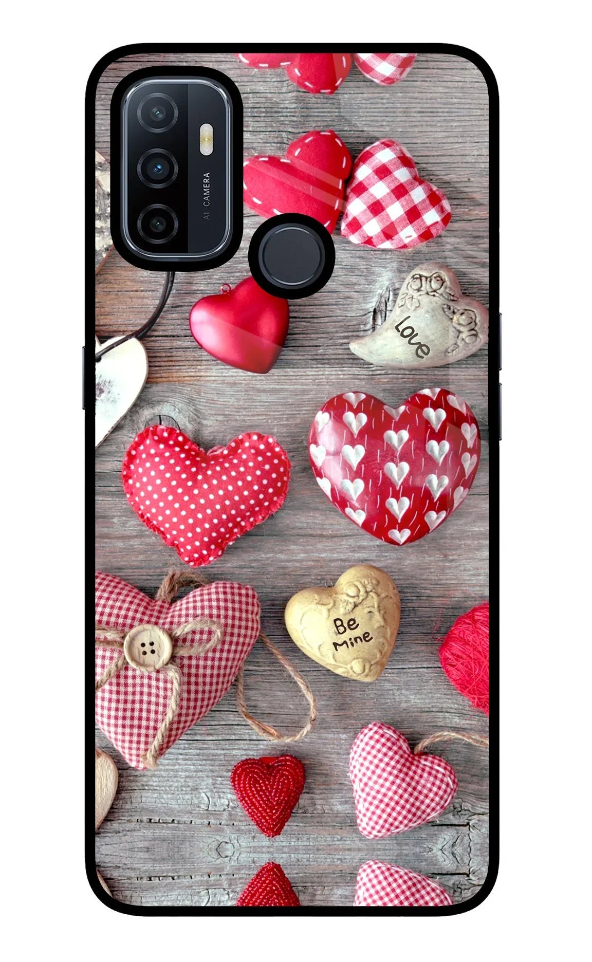 Love Wallpaper Oppo A53 2020 Back Cover