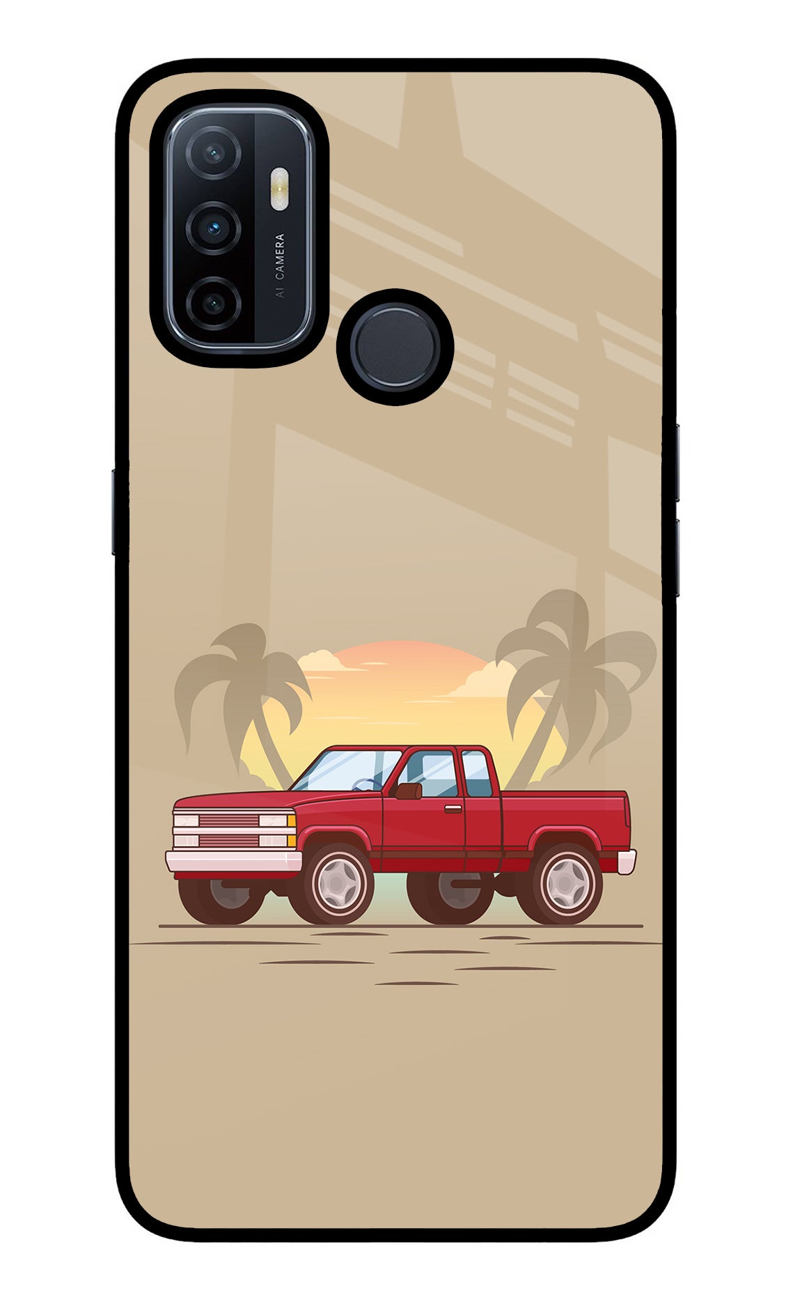 Desert Classic Drive Oppo A53 2020 Glass Case