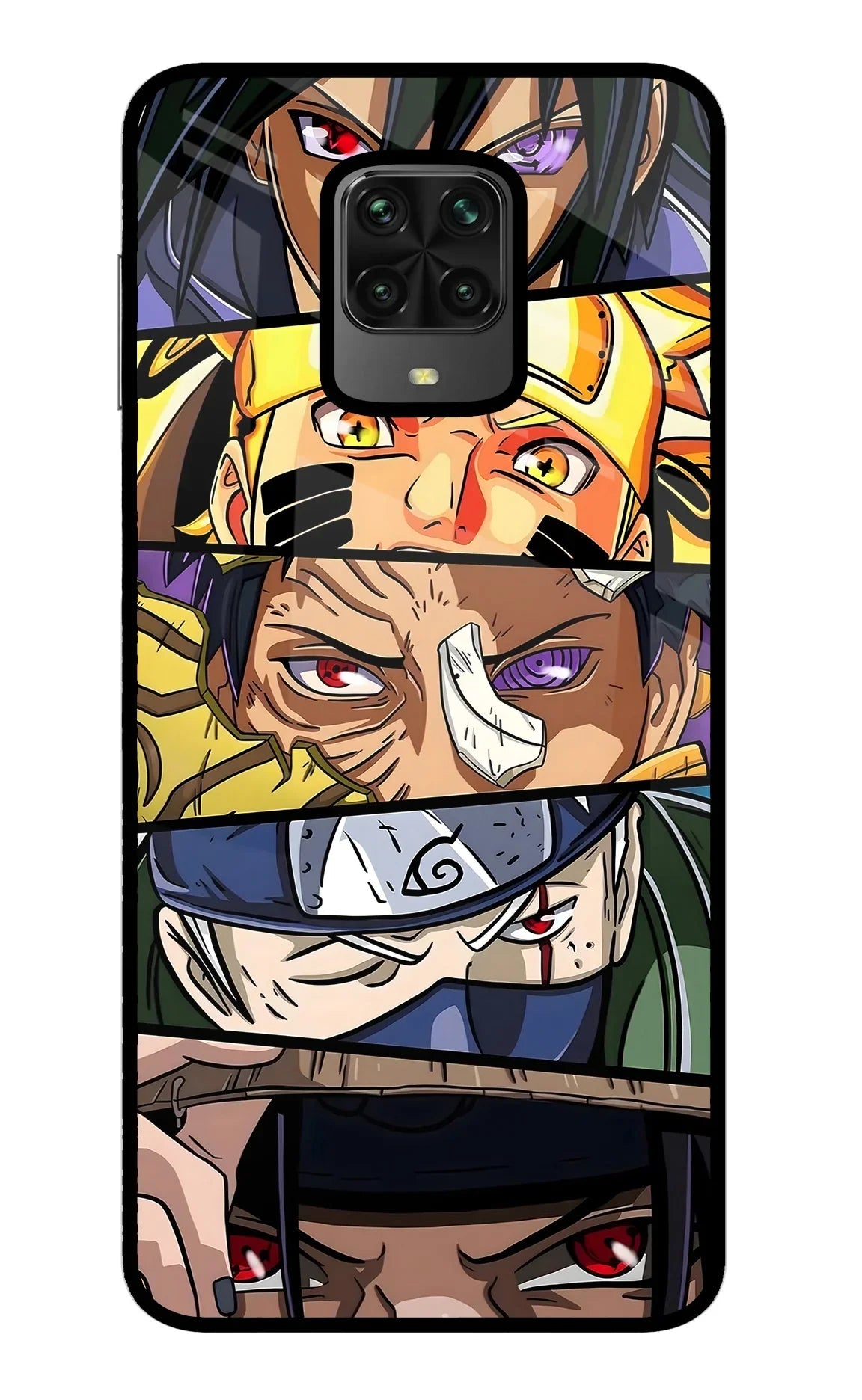 Naruto Character Poco M2 Pro Back Cover