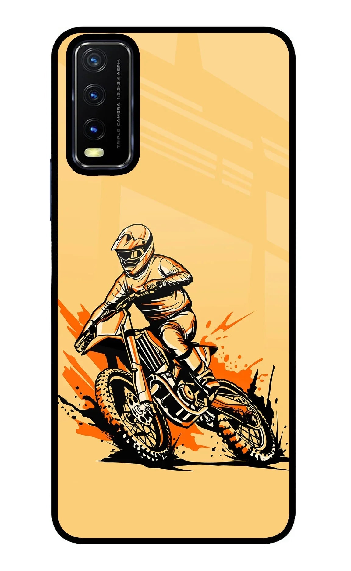 Off-Road Fury Vivo Y20/Y20i Glass Case