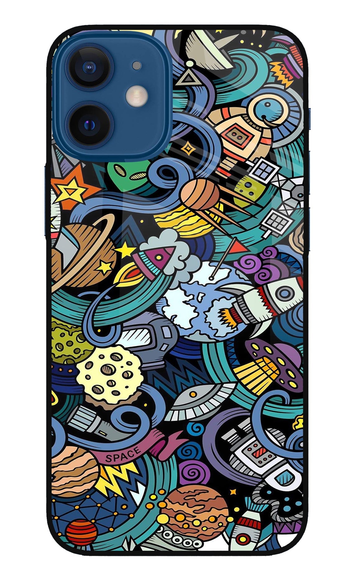 Space Abstract iPhone 12 Mini Back Cover