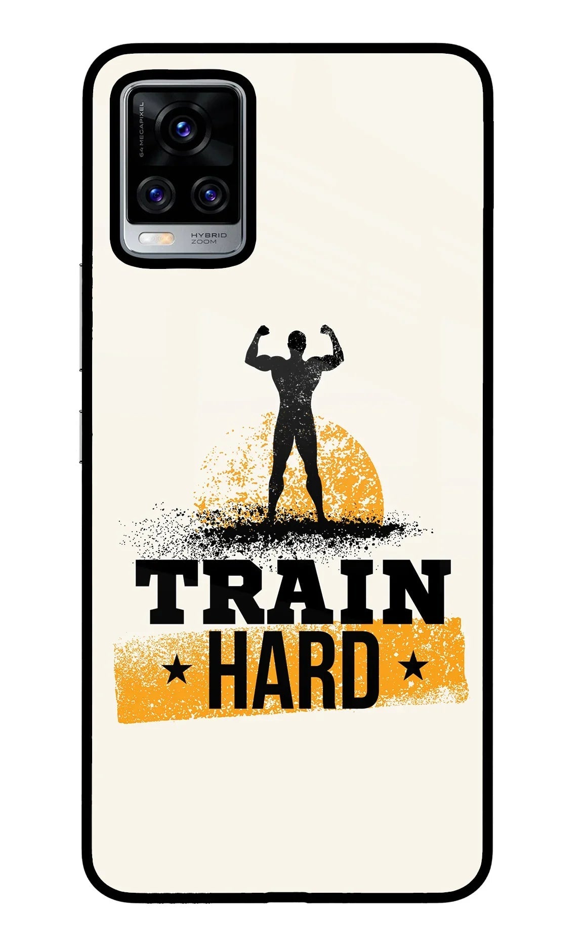 Train Hard Vivo V20 Pro Glass Case