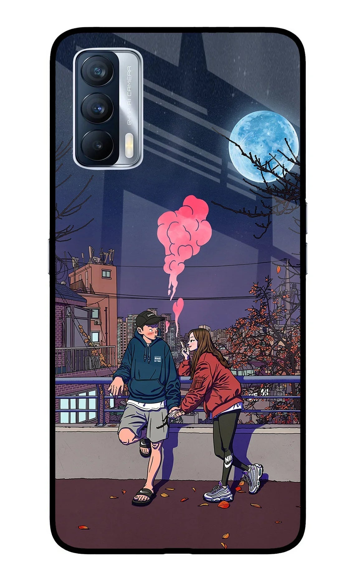 Chilling Couple Realme X7 Back Cover