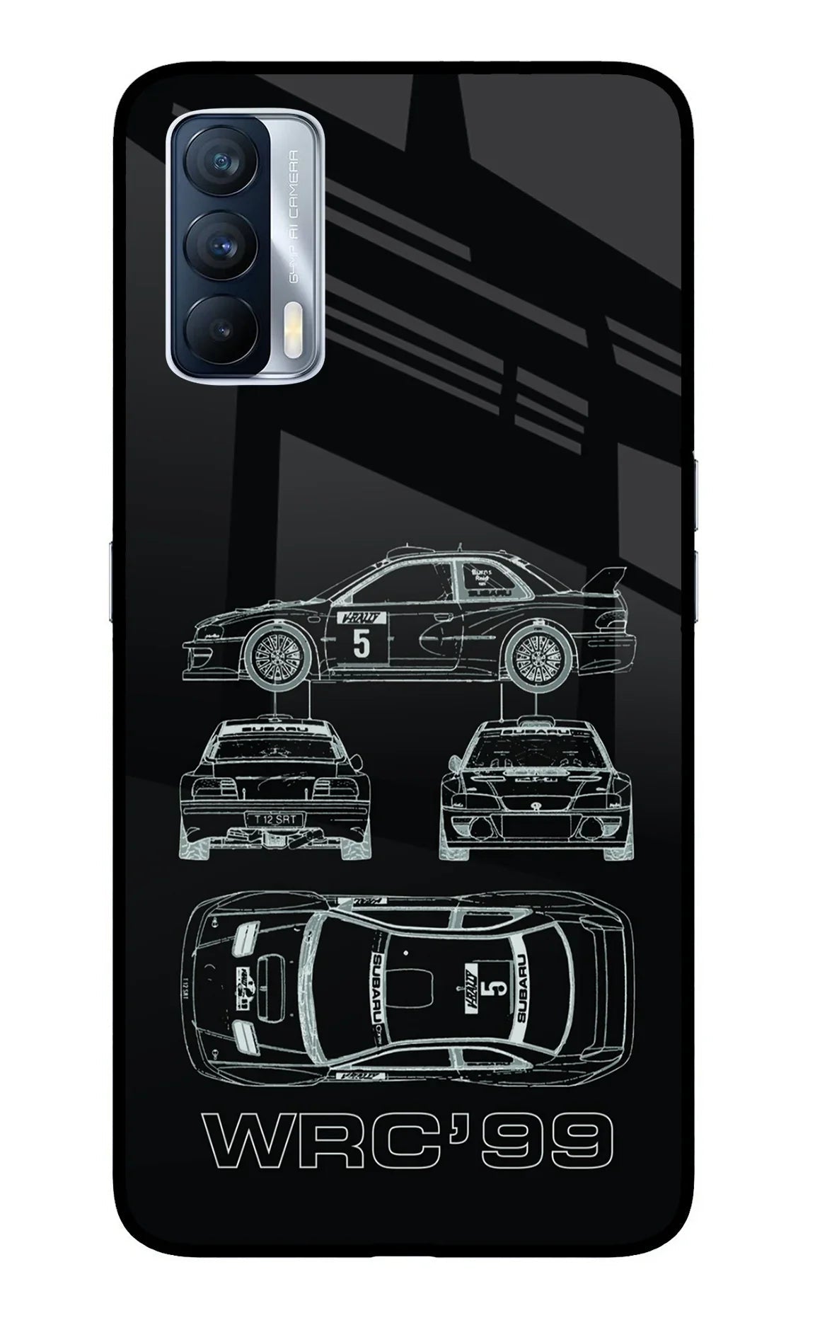 WRC'99 Realme X7 Glass Case
