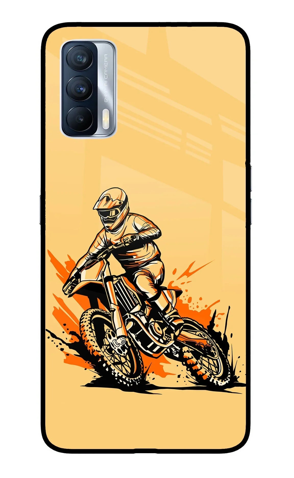 Off-Road Fury Realme X7 Glass Case