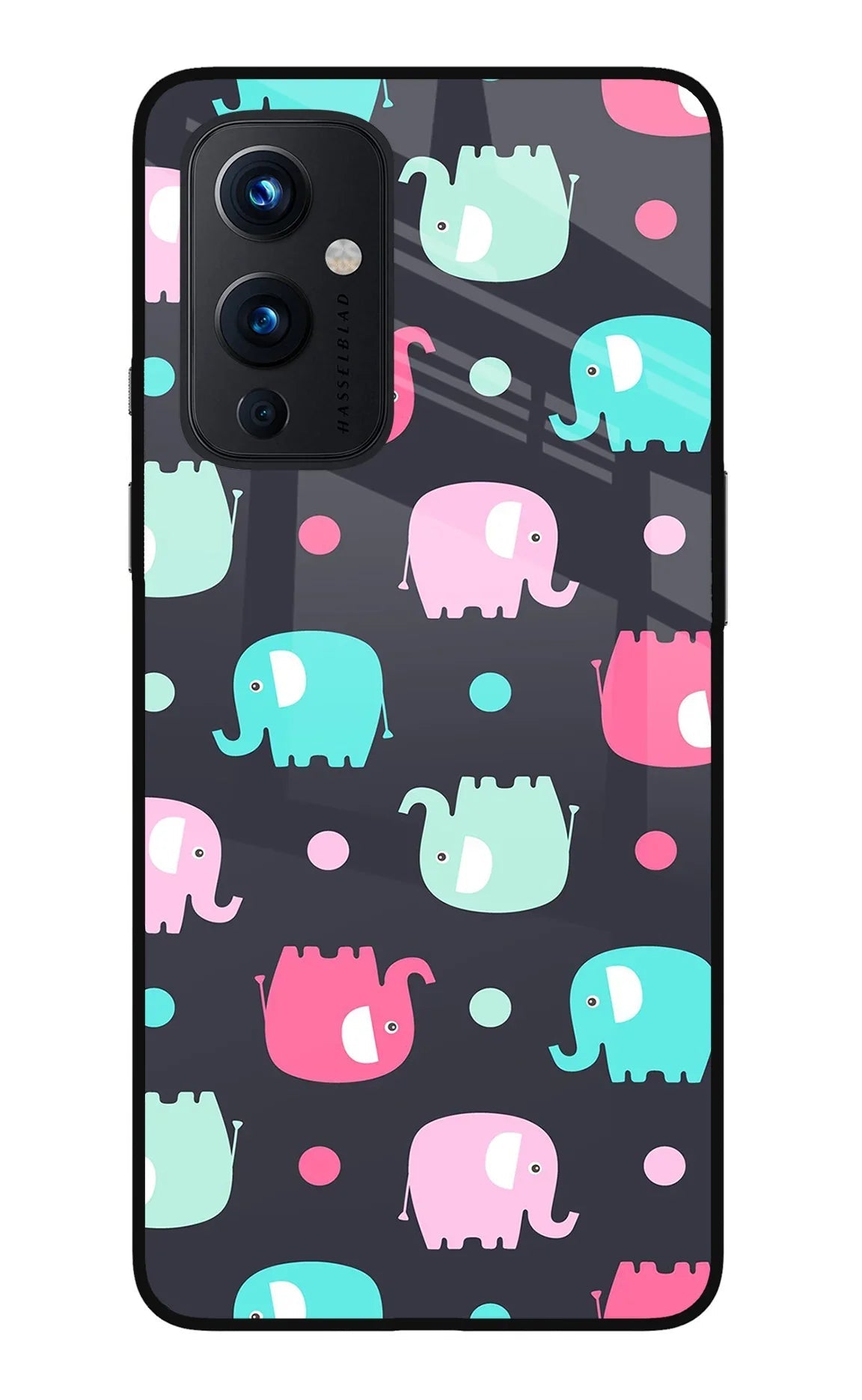 Elephants Oneplus 9 Back Cover